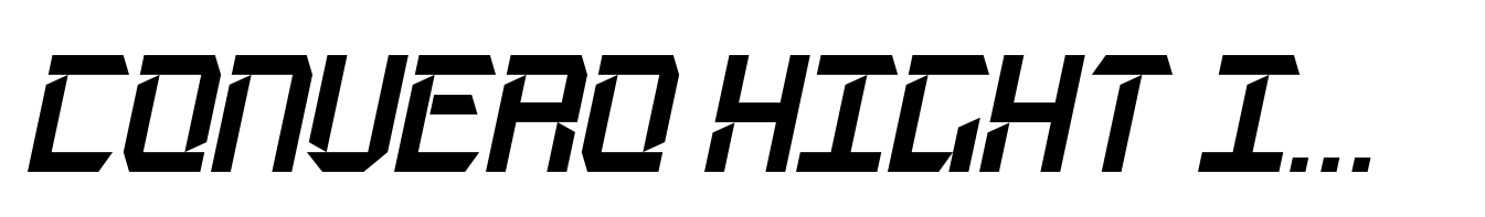 Convero Hight Inline Italic 3